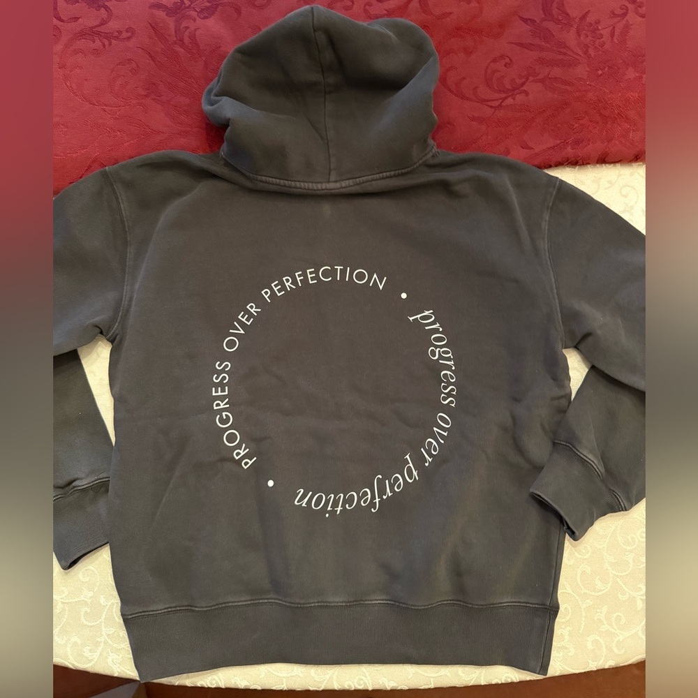 barre3 Progress over Perfection Hoodie women’s